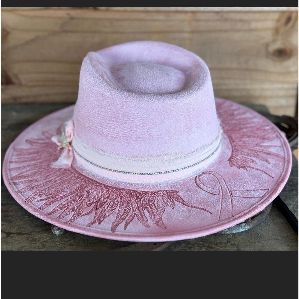 Breast cancer awareness memorial hat - Picture 3 of 6